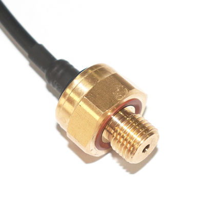 Sensor miniatura de cobre amarillo de la presión del mercado del cable G1/4 para controlar elegante del fuego