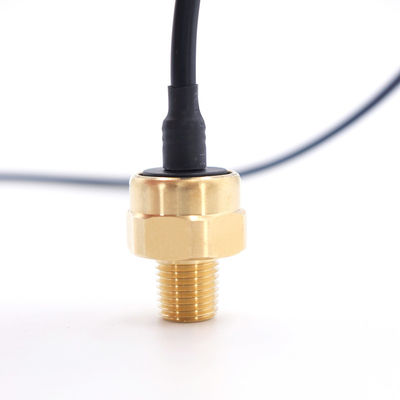 Sensor de cobre amarillo de la presión de G1/4 1/4NPT para HVAC/el compresor de aire 0,5 - 4.5V