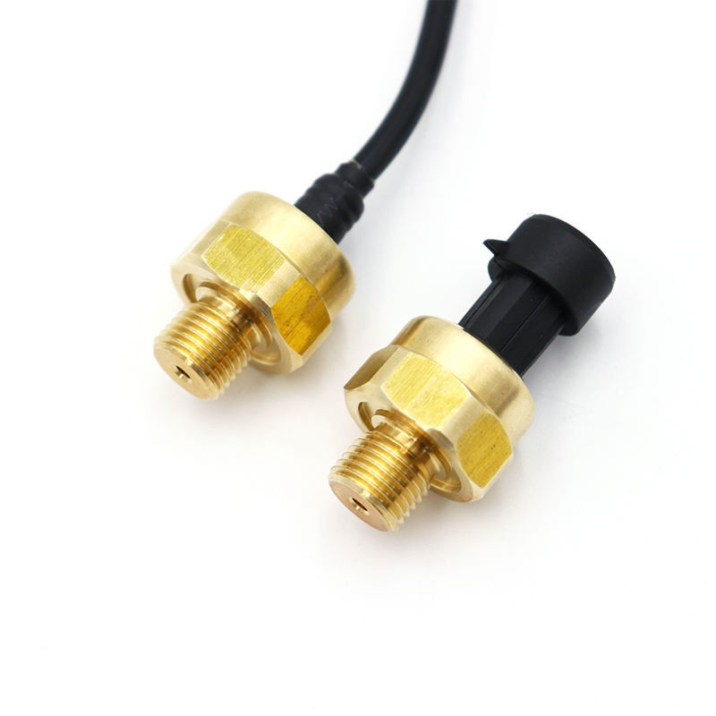 Sensor de cobre amarillo de la presión de G1/4 1/4NPT para HVAC/el compresor de aire 0,5 - 4.5V