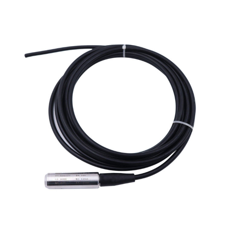 Sensor de nivel sumergible de acero inoxidable con amplio rango de temperatura y salida de 4-20mA