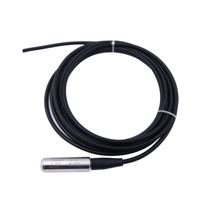 Sensor de nivel de agua sumergible con rango 0-1~200 MH2O y fuente de alimentación de 12-36V