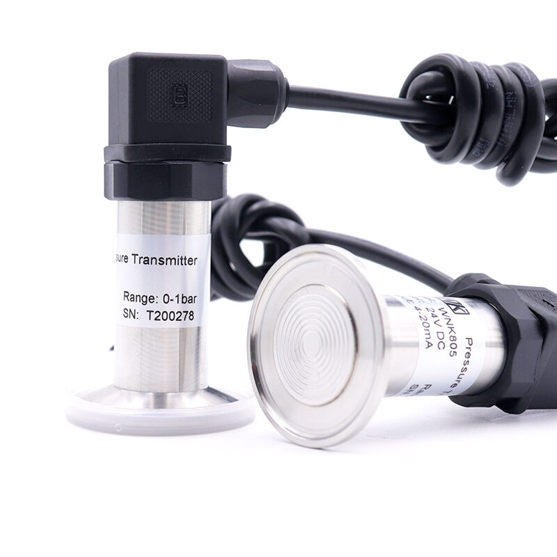 Fabrica Medicina alimentaria Industria Sanitaria Sensor de presión del diafragma Transmisor para agua líquida Alimentos Bebidas lácteas Sanitaria