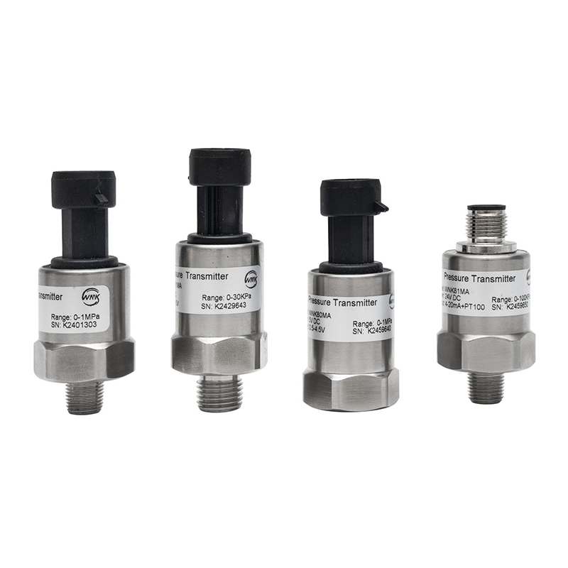 Sensor de presión de agua electrónico WNK81ma 0.5-4.5V salida 4-20mA - Rango de -1-700Bar para aceite, aire, gas CE ROHS