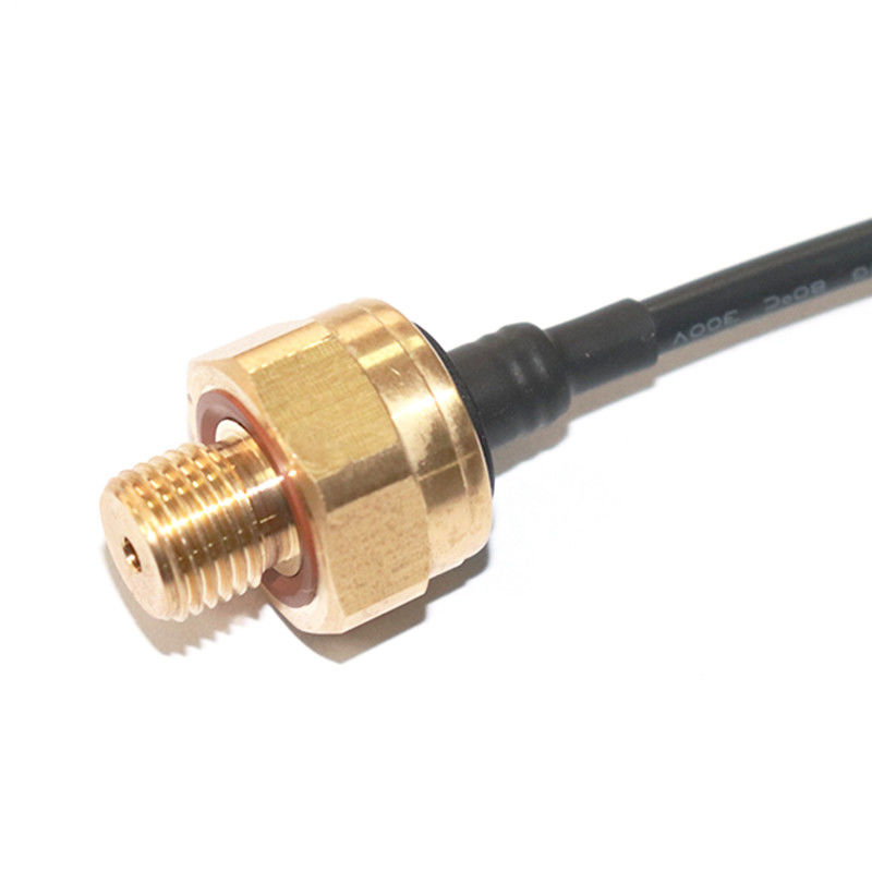 Sensor electrónico de cobre amarillo de la presión de agua, 10 barra 1 de la barra 20 sensor de la presión de 4 Npt