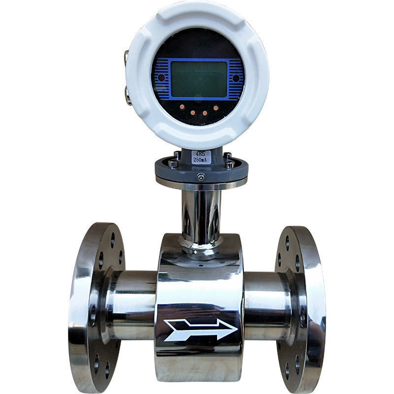 Tipo metro de flujo SST 1Cr18Ni9Ti de la turbina de IP65 IP68 que pone a tierra el material del reborde