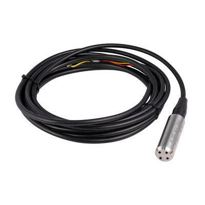 Transmisor de nivel sumergible con cable de PTFE / sensor de nivel de agua para uso industrial