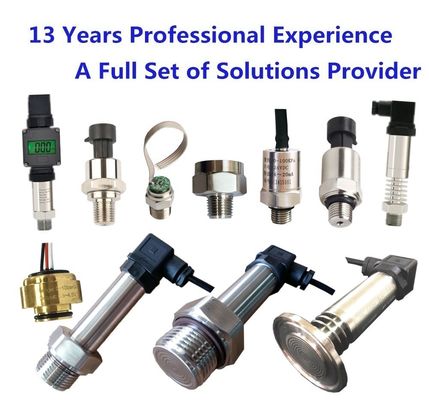 316SS Material de la carcasa IOT Sensor de presión para la medición precisa de la presión -40-125 C