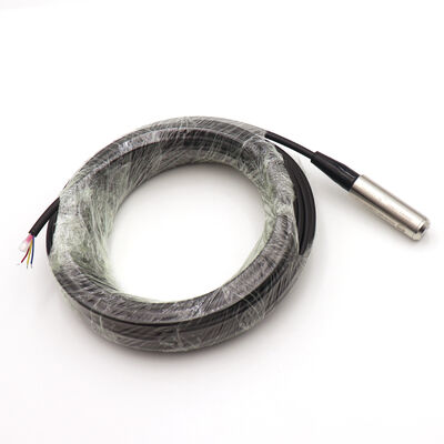 Sensor de nivel de agua líquida 4-20mA 0-10V Salida RS485 Transmisor de nivel de profundidad de agua sumergible para pozos y sondeos de combustible de 500m