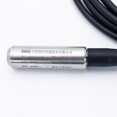 sensor llano sumergible 24VDC del depósito de gasolina 4-20mA para la medida líquida