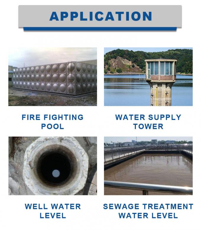 transmisor llano líquido sumergible 4-20mA/sensor hidrostático del nivel del agua