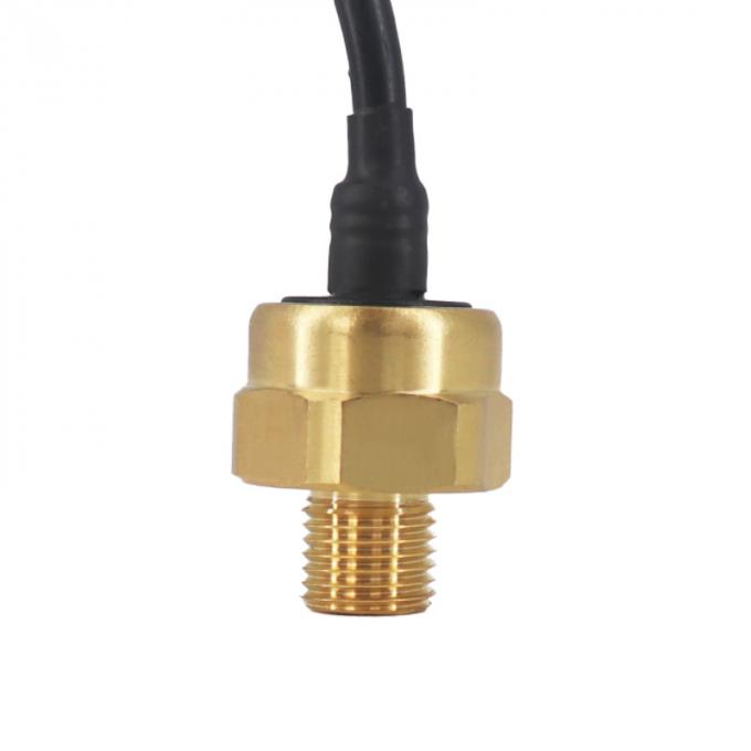 El bajo costo 0.5-4.5V hizo salir el sensor de cobre amarillo compacto de la presión para el agua del gas de aire