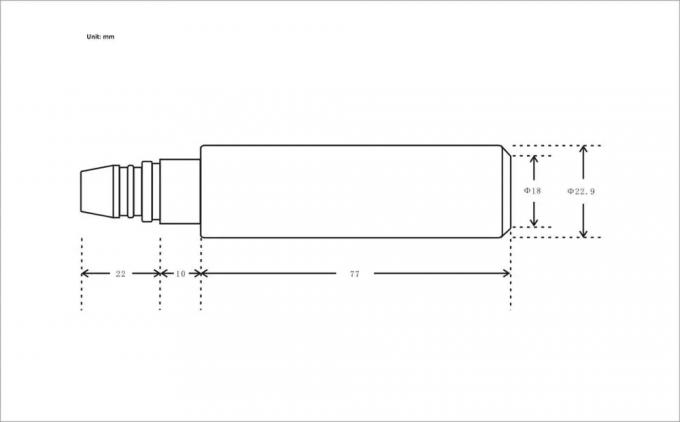 sensor llano sumergible de acero inoxidable de 4-20mA los 0-200m para el agua líquida